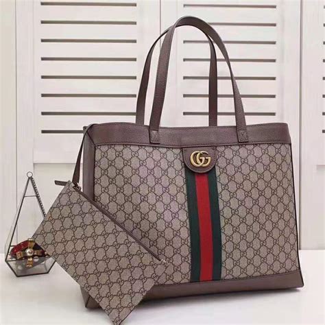 gucci nice tote|Gucci unisex tote.